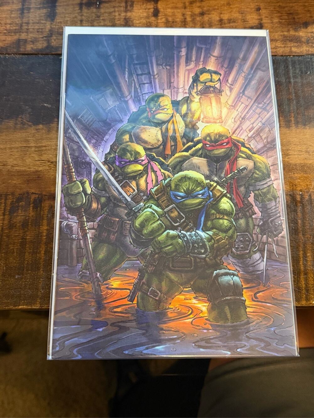 TMNT Teenage Mutant Ninja Turtles #1 Sajad Shah Virgin Variant Comic